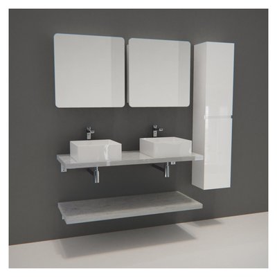 Meuble double +vasque +armoire +colonne WILL MOB IN