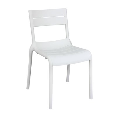 Chaise de terrasse ajourée en plastique, PANAME OVIALA