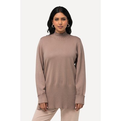 Pull à col montant côtelé et manches longues ULLA POPKEN