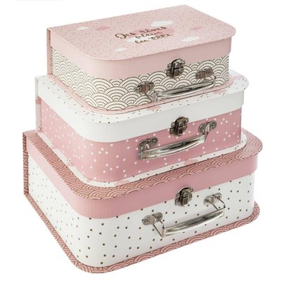 Set de 3 valisettes enfant imprimées VALIA ATMOSPHERA
