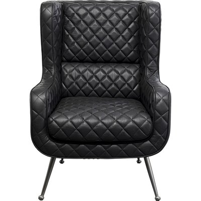 Fauteuil en cuir matelassé, NONA KARE DESIGN