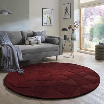Tapis en laine rond SHARD FLAIR RUGS