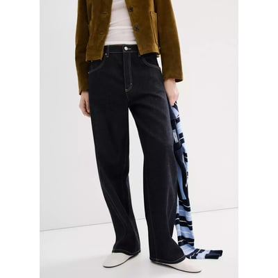 Jean balloon taille basse MANGO