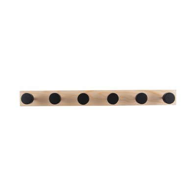 Porte manteaux 6 crochets knobs PRESENT TIME