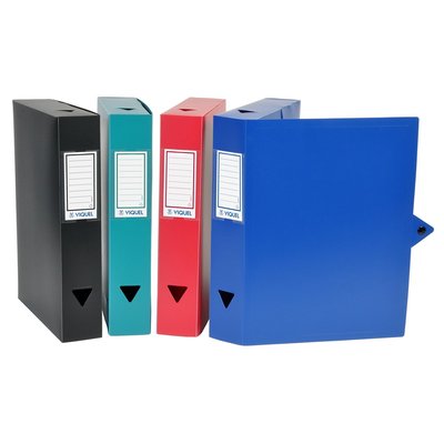 Lot de 4 Boîtes de Classement et archivage grande capacité  ESSENTIEL VIQUEL