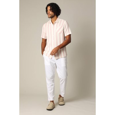 Chemise jacquard classique en coton à rayures avec boutons CURRIES DEELUXE