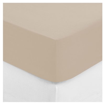 Drap housse percale de coton uni Harmonie EDEN