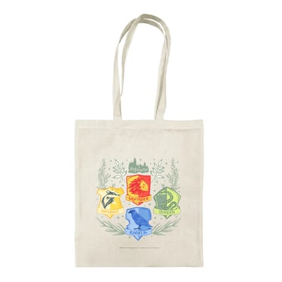 Tote bag motif/style emblème HARRY POTTER