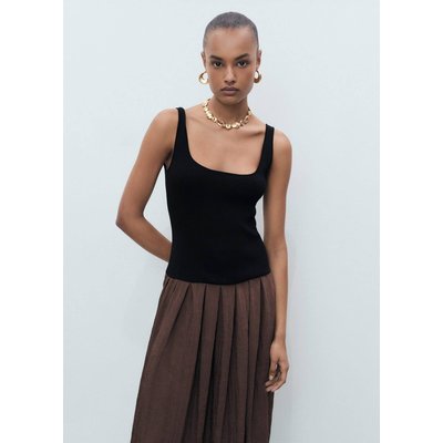 Robe évasée combinée MANGO