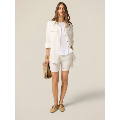 Shorts réalisés en lin frais OLTRE