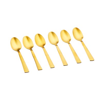 Lot de 6 petites cuillères en inox, NUDE BJORN