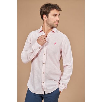 Chemise à rayures en lin MCS