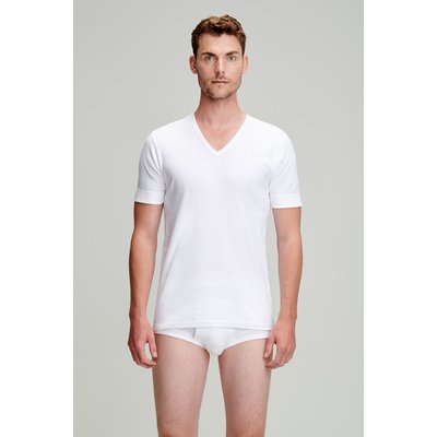 T-shirt col V en coton épais Bio ARMOR-LUX