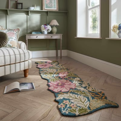 Tapis de couloir en laine DAPHNE FLAIR RUGS