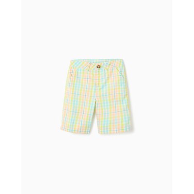 Short en Coton à Carreaux Brothers & Sisters ZIPPY