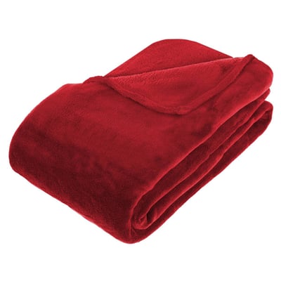 Plaid microfibre uni KIESA ATMOSPHERA