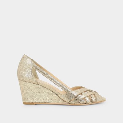 Deyan Leather Wedges JONAK