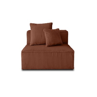 Module d'assise en Velours grosses côtes  - COLOMBINE LISA DESIGN