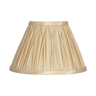 25cm Silk Mix Pinch Pleat Tapered Lampshade SO'HOME