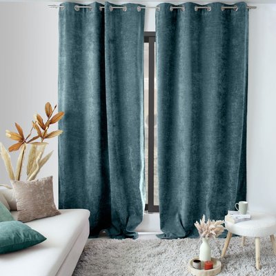 Rideau thermique en velours doublé polaire HOME MAISON