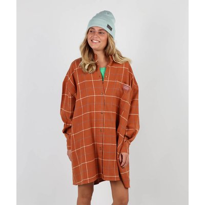 Robe Flannelle col mandarin DANZAS OXBOW