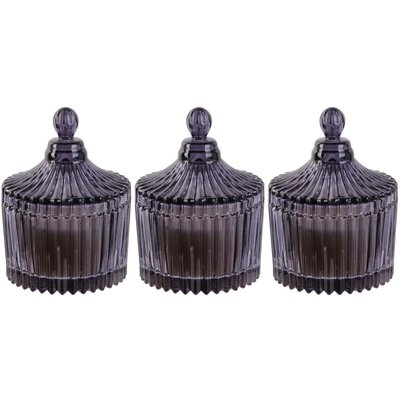 Bougie parfumée écrin en verre Bohème 6.5 x 9 cm CMP