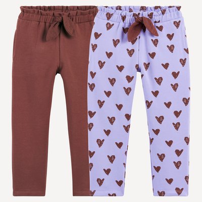 Lot de 2 joggings en molleton LA REDOUTE COLLECTIONS