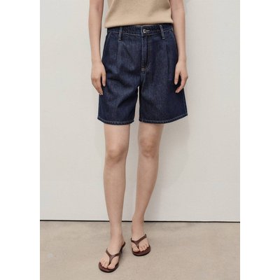 Bermuda en jean taille normale à pinces MANGO
