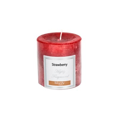 Bougie parfumée Strawberry - 7x7cm WADIGA