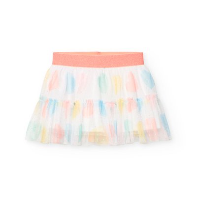 Jupe en tulle coeurs BOBOLI