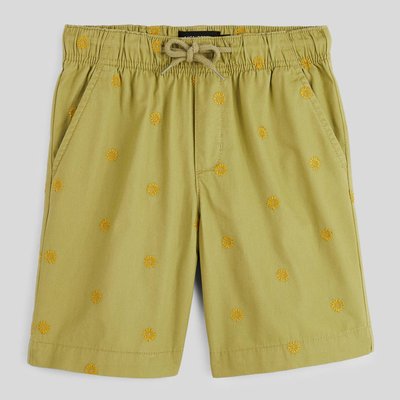 Bermuda élastiqué avec cordon en coton BIO MONOPRIX