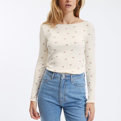 T-shirt manches longues col bateau HAILEY DES PETITS HAUTS