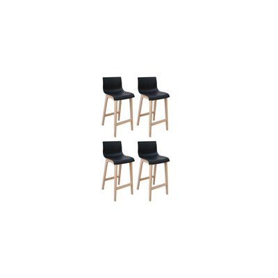 Lot de tabourets de bar en chêne 65cm TANNA MOB IN