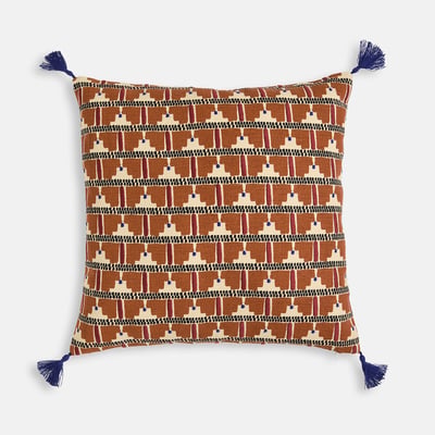 Housse de coussin, 80% coton, 20% lin, 45 x 45 cm, TINARI LA REDOUTE INTERIEURS
