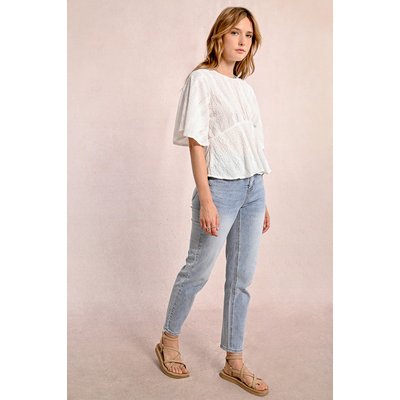 Top en broderies anglaises MOLLY BRACKEN