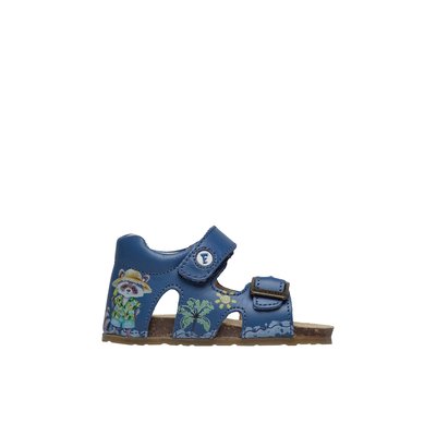 Sandales en cuir avec boucle et scratch TANOOL FALCOTTO