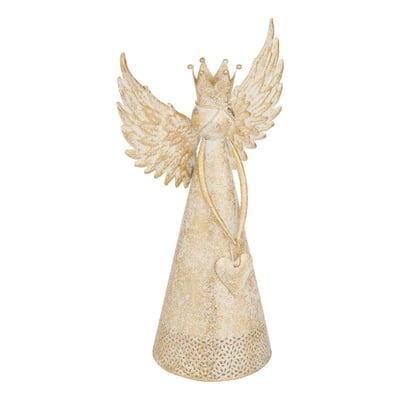 ANGE METAL OR BLC H40 FEERIC LIGHTS & CHRISTMAS