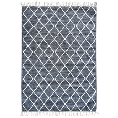 Tapis de salon coton croisillons en laine   BOHO CROISILLONS THE DECO FACTORY