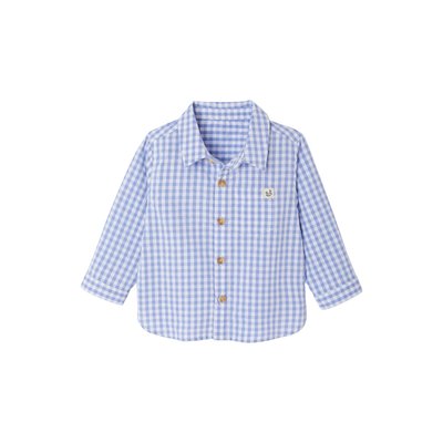 Chemise seersucker à carreaux VERTBAUDET