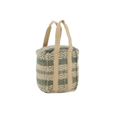 Cale-porte en coton et jute gris Gris AUBRY GASPARD