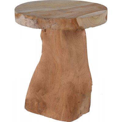 Tabouret Enfant en Bois Massif Teck Champignon WADIGA