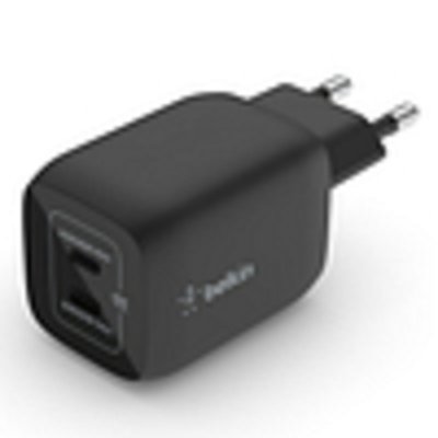 Chargeur secteur USB C x2 65W GaN PPS Noir BELKIN