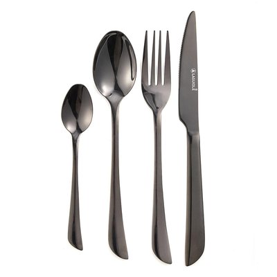 Ménagère 24 pièces - "Théa noir" LAGUIOLE CUISSON