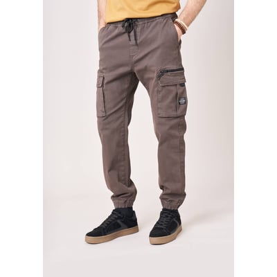 Pantalon cargo régular homme en coton stretch MONROE DEELUXE