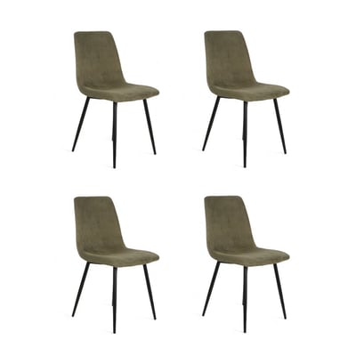 Chaise repas velours côtelé ZAGO