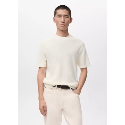 T-shirt maille coton MANGO MAN