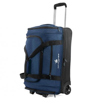 Sac de voyage cabine à roulettes 48L double compartiment 55cm DAVID JONES