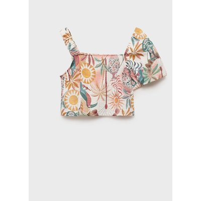 Blouse asymétrique imprimée MANGO KIDS