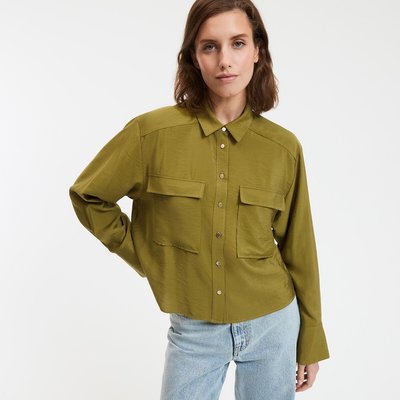 Chemise courte et ample, manches longues LA REDOUTE COLLECTIONS