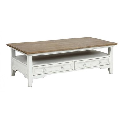 Table basse rectangulaire 2 tiroirs - INTERIOR'S